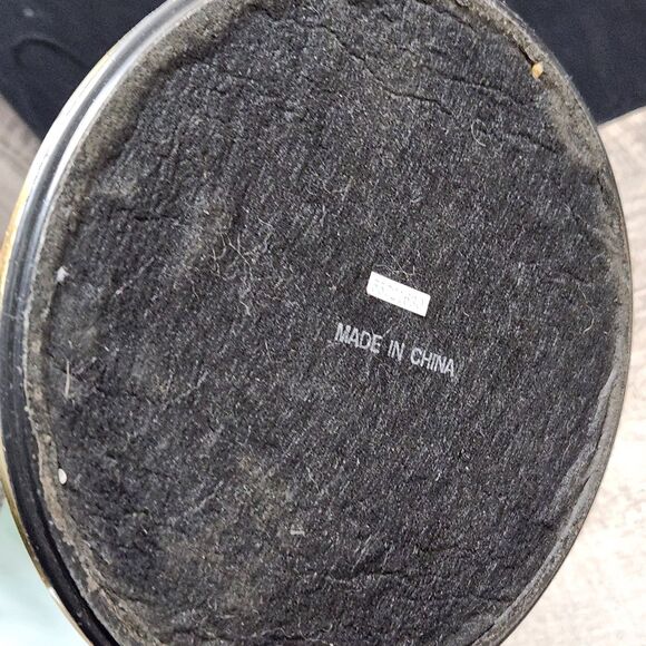 Vintage Green Banker’s Desk Lamp Brass Base Plastic Shade Tested Works - Picture 7 of 12